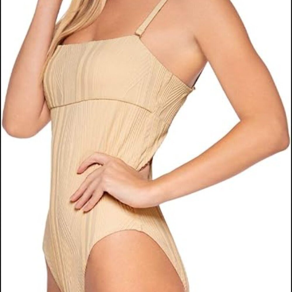 Swim Systems Cecilia One Piece Swimsuit in Sandstone